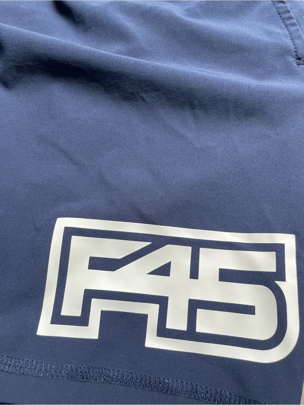 Active Men's Navy F45 Trainer Coach Performance Shorts - Picture 3 of 4